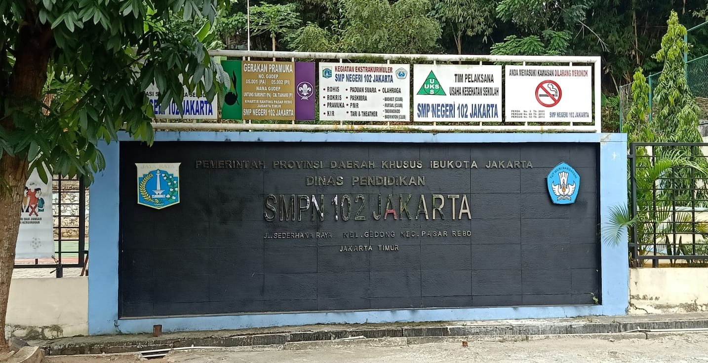 PLANG ALAMAT SMPN 102 JAKARTA